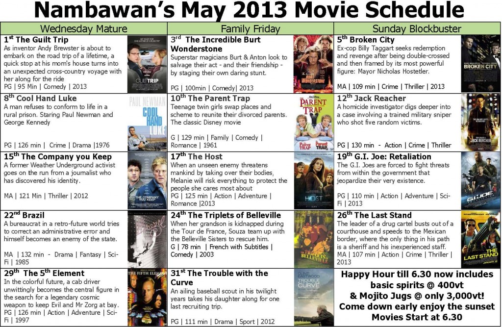 Nambawans May Movies 2013